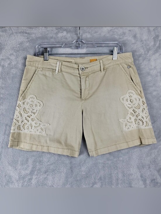 Pilcro and the Letterpress Pants - Anthropologie Pilcro And Letterpress Womens Shorts Size 29 Tan